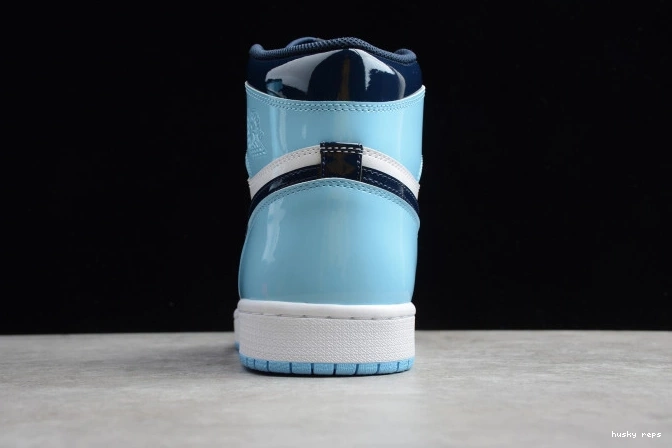 Rep Husky CD0461-401 1 High Retro Jordan UNC Patent Air OG 0819
